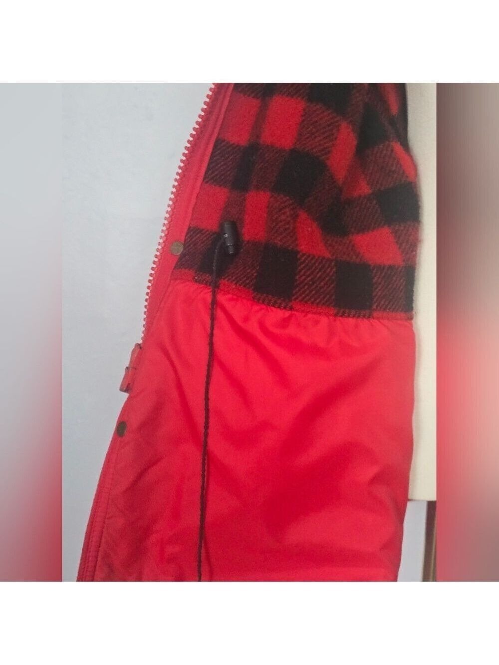 Women's WOOLRICH Vintage 100% Wool Anorak Hooded Coat - Picture 10 of 16